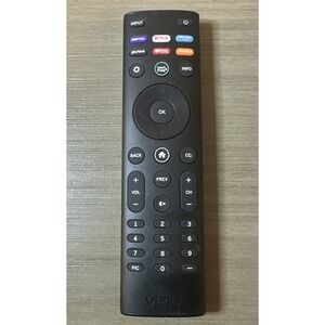 Vizio XRT140 Smart TV Universal Remote Control with V5L32229 App Buttons